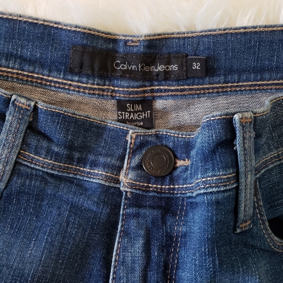 Calvin Klein Jeans Slim Straight Jeans - Picture 4 of 8